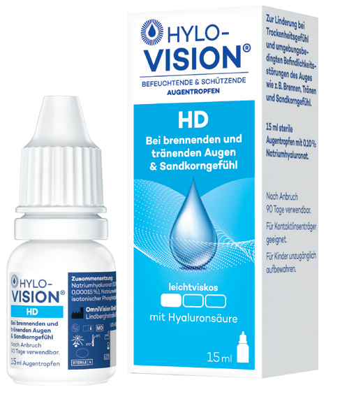 Hylo-Vision HD Augentropfen, 15 ml
