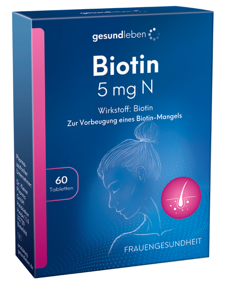 Gesundleben Biotin 5 mg N Tabletten, 60 Stück